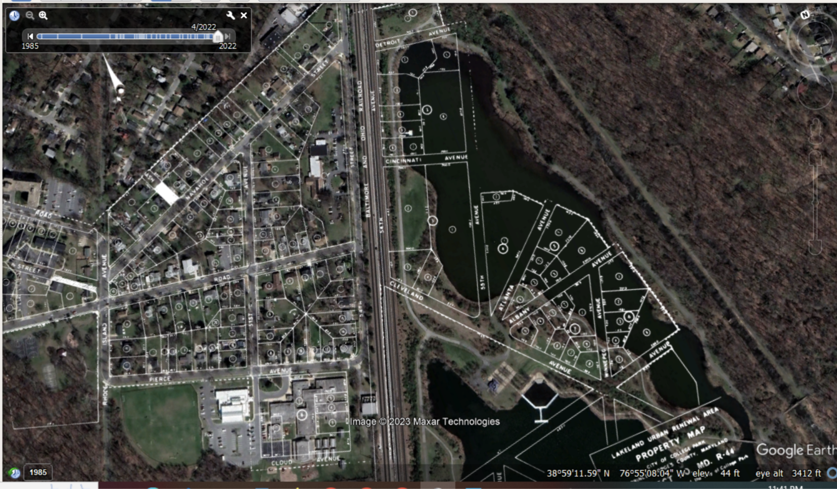 Map of Lakeland.