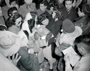 Prisoners in the Tule Lake Relocation Center in California