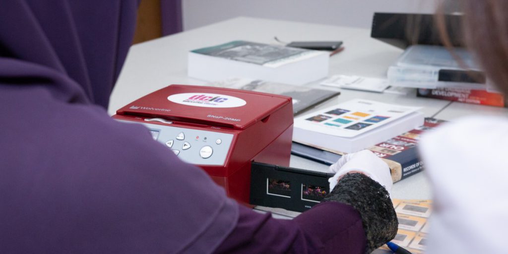 Photo of digital curation work at the DCIC